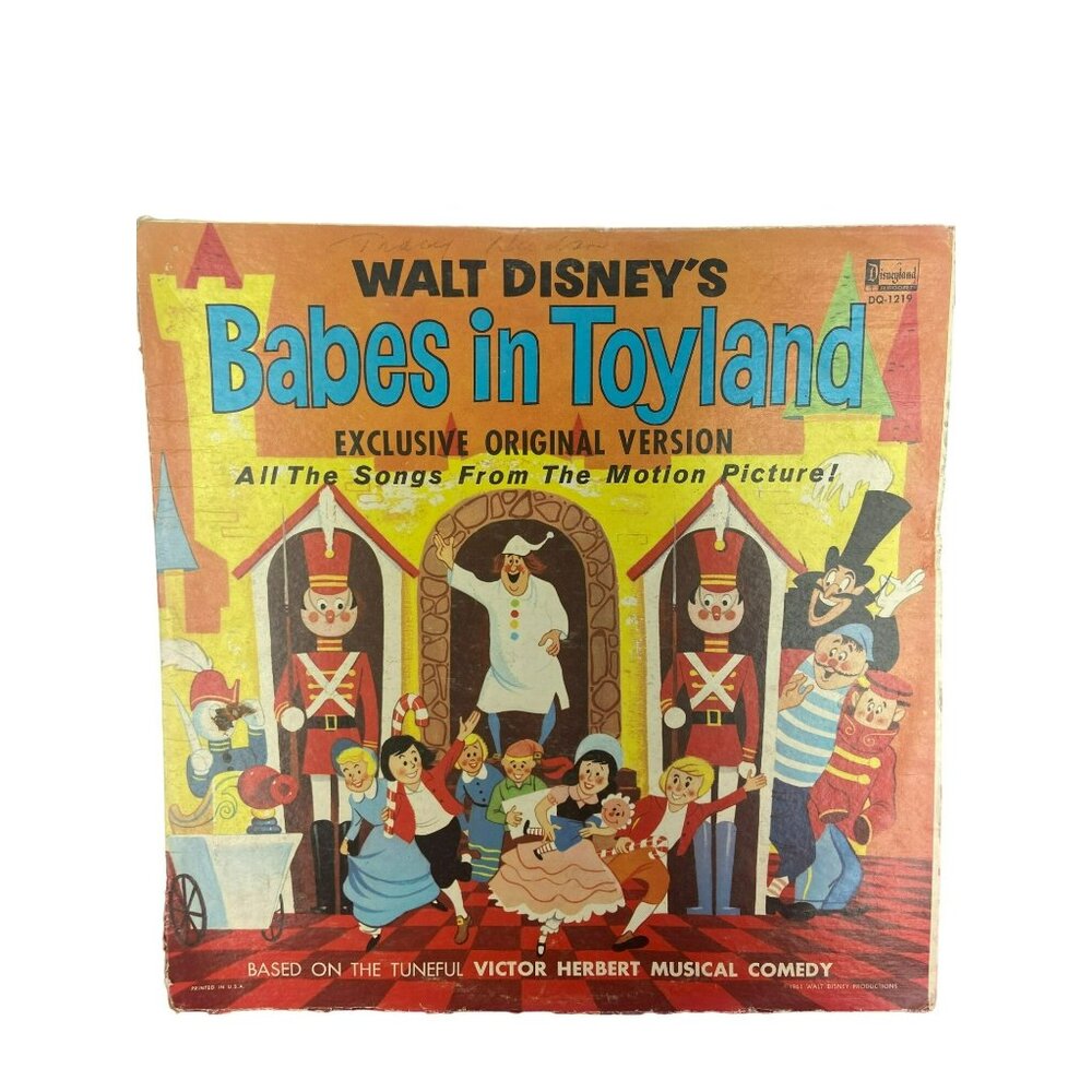 Walt Disney's Babes In Toyland (Disneyland Records ST-3913 / DQ-1219)